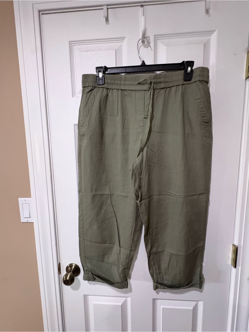 Talbots Olive Green Drawstring pants